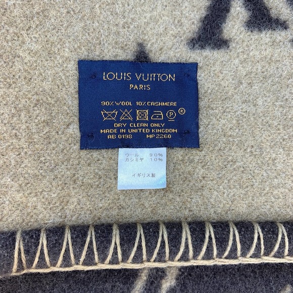 Louis Vuitton Catogram Blanket Lap Cashmere Grace Coddington Cats Throw Monogram - Picture 4 of 12